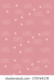 love design over  pink background vector illustration  