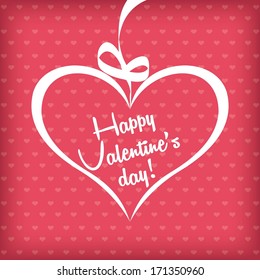 love design over pink   background vector illustration  