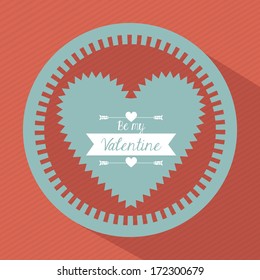 love design over  pink background vector illustration  
