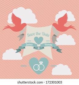 love design over  pink background vector illustration  