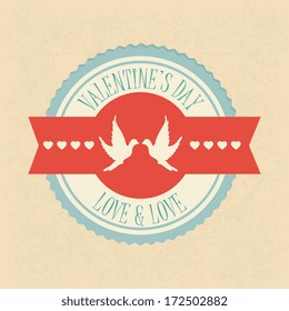 love design over pink  background vector illustration  