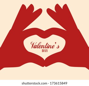 love design over  pink background vector illustration  
