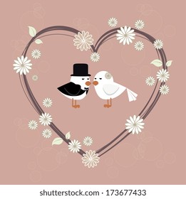love design over pink background vector illustration  