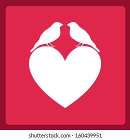 love design over red background vector illustration  