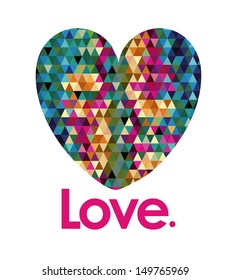 love design over white background vector illustration 