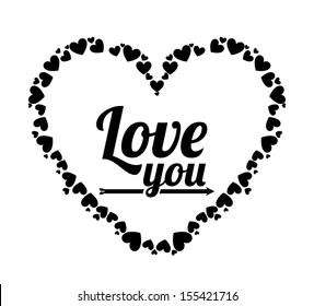 love design over white background vector illustration  