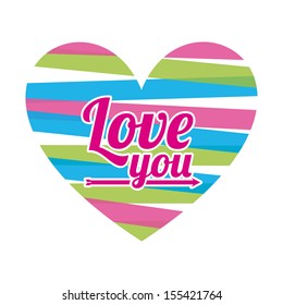 love design over white background vector illustration 