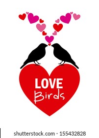 love design over white background vector illustration 