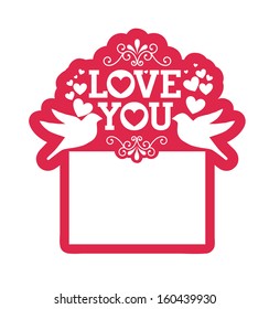 love design over white background vector illustration  