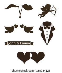 love design over white    background vector illustration 
