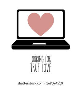 love design over  white background vector illustration 