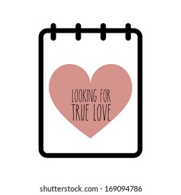 love design over white background vector illustration 