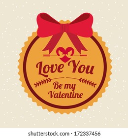 love design over  white  background vector illustration  