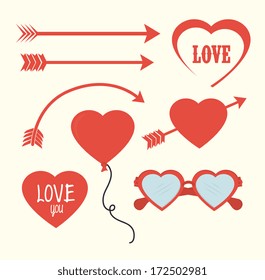 love design over white   background vector illustration  