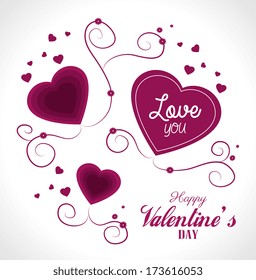 love design over  white background vector illustration  
