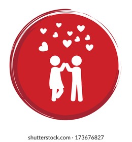 love design over white  background vector illustration  