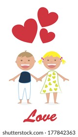 love design over white  background vector illustration  