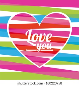 love design over white   background vector illustration  