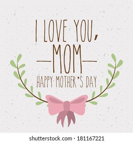 love design over  white background vector illustration  