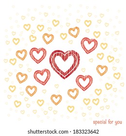 Love design over white background, vector illustration