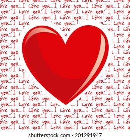 love design over white  background vector illustration