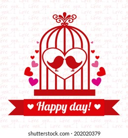 love design over white background vector illustration