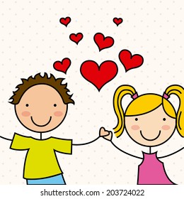 love design over white background vector illustration