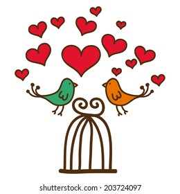 love design over white background vector illustration