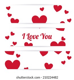 love design over white background vector illustration