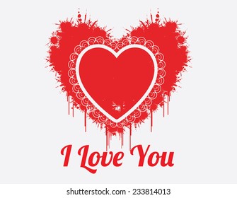 Love design over white background, vector illustration.