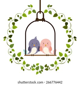 Love design over white background, vector illustration