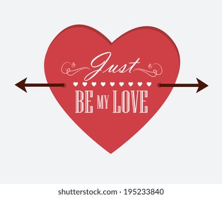 Love design over white background,vector illustration