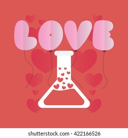 Love design. romantic icon. Colorful illustration