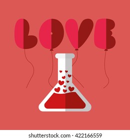 Love design. romantic icon. Colorful illustration