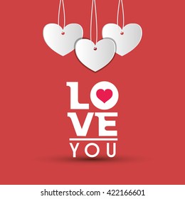 Love design. romantic icon. Colorful illustration