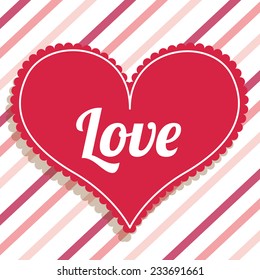 love design , vector illustration