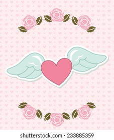 love design , vector illustration