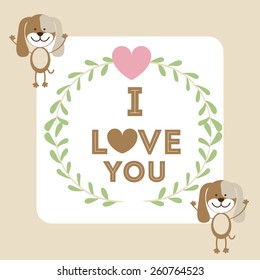 Love design, vector illustration