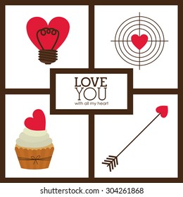 Love design, vector illustration eps 10