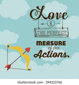 Love digital design, vector illustration eps 10
