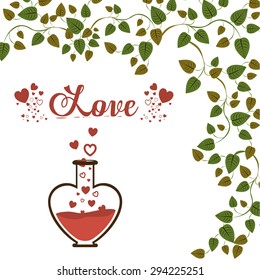 Love digital design, vector illustration eps 10
