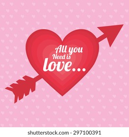 Love digital design, vector illustration eps 10.