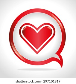 Love digital design, vector illustration eps 10.