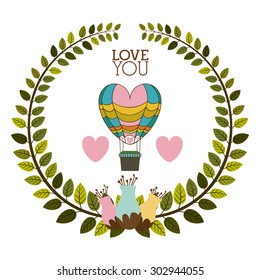 Love digital design, vector illustration eps 10