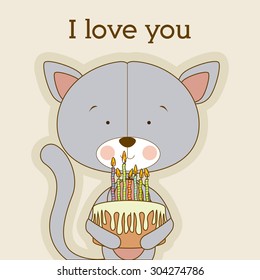 Love digital design, vector illustration eps 10