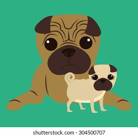 Pet´s love digital design, vector illustration 10 eps graphic