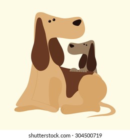 Pet´s love digital design, vector illustration 10 eps graphic
