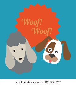 Pet´s love digital design, vector illustration 10 eps graphic