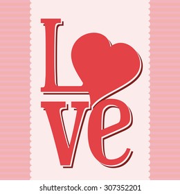 Love digital design, vector illustration eps 10.