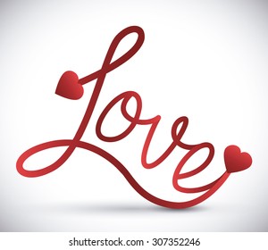 Love digital design, vector illustration eps 10.